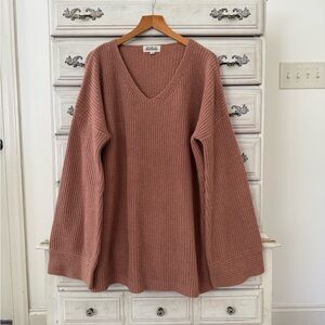 Vici Dusty Cedar Oversized Sweater